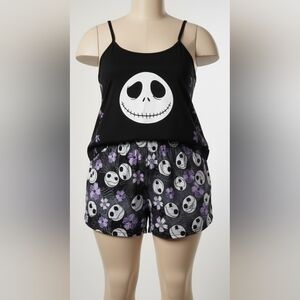 Disney Nightmare Before Christmas Jack Skellington Lounge Sleep Shorts